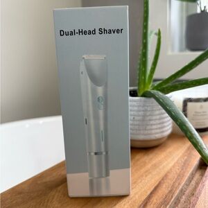 Dermave Bikini Trimmer for Women, Bikini Shaver, Electric Razors for Women, Blue